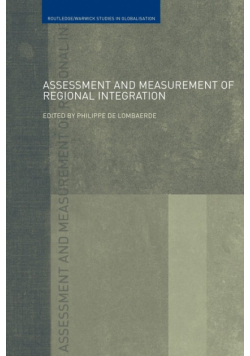 Assessment and Measurement of Regional Integration
