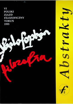 Abstrakty VI Polski Zjazd Filozoficzny