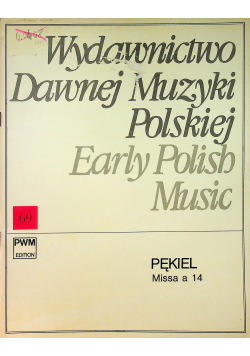 Pękiel Missa a 14