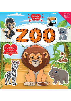 Naklejki iskierki z brokatem. ZOO