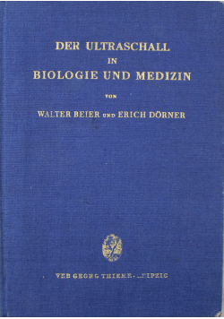 Der ultraschall in biologie und medizin