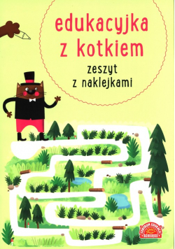 Edukacyjka z kotkiem Zeszyt z naklejkami