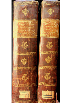 Dictionnaire Raisonne Portatif 2 tomy  ok 1800