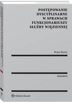 Postępowanie dyscyp. w sprawach funkcjonariuszy SW