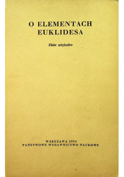 O Elementach Euklidesa