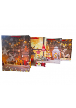 Torebka Lux gigant Xmas decora ROZETTE