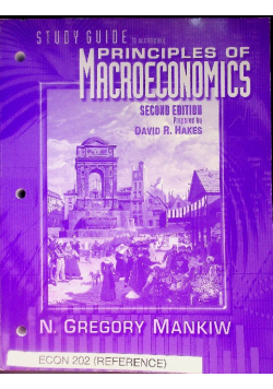 Principles of Macroeconomics (Study Guide)