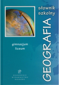 Słownik szkolny Geografia