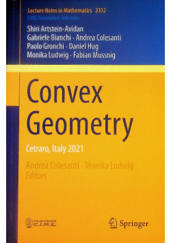 Convex Geometry