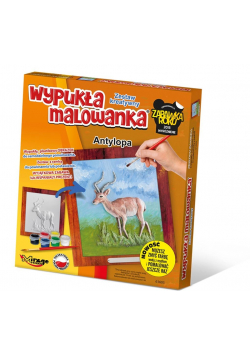 Wypukła Malowanka Zoo - Antylopa