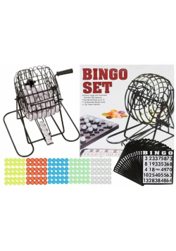 Gra losowa bingo lotto metalowe