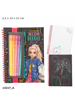 Zestaw Neon Doodle Top Model z żelpenami 13217A