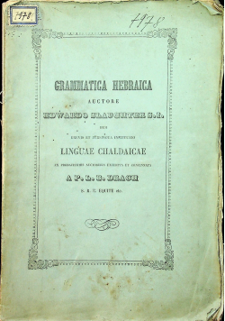 Grammatica Hebraica 1861 r