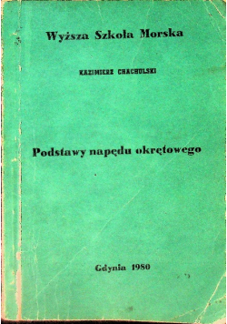 Podstawy napędu okrętowego