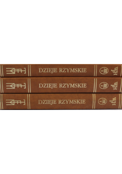 Wielka historja powszechna Tom 3 Dzieje rzymskie Część 1 do 3