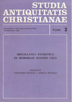 Studia Antiquitatis Christianae tom 2