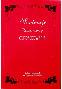 Sentencje Rozprawy Opracowania