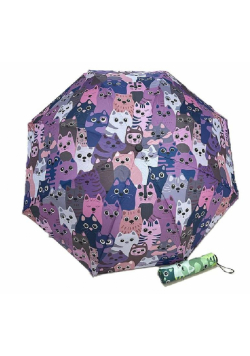 Parasolka koty 55cm MIX