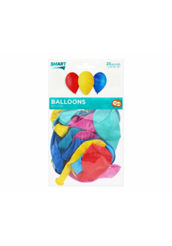 Balony A80 pastel 23cm mix 25szt