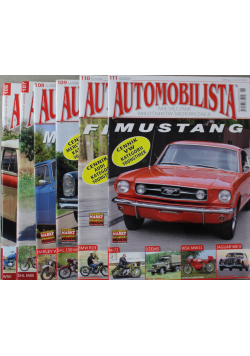 Automobilista Miesięcznik miłośników motoryzacji 6 numerów