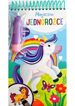 Magiczne jednorożce. Kolorowanka wodna