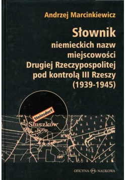 Słownik niemieckich nazw miejscowości...