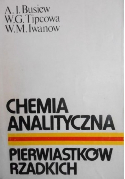 Chemia analityczna pierwiastków rzadkich