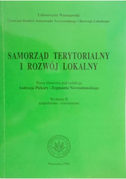 Samorząd terytorialny i rozwój lokalny