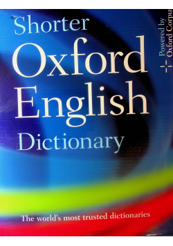 Shorter Oxford English Dictionary 2 tomy Nowa