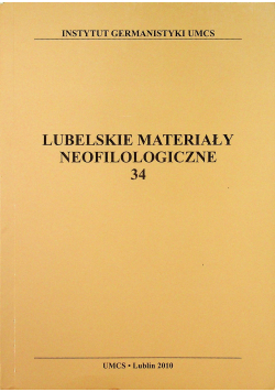 Lubelskie materiały neofilologiczne 34