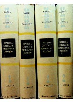 Materialistyczne pojmowanie dziejów 4 ksiażki