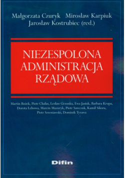 Niezespolona administracja rządowa