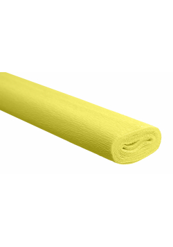 Bibuła krepina rolka 50x200 cytrynowy