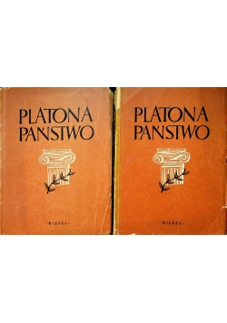 Platona Państwo 2 tomy 1948 r.