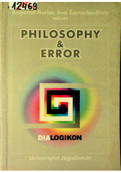 Philosophhy error