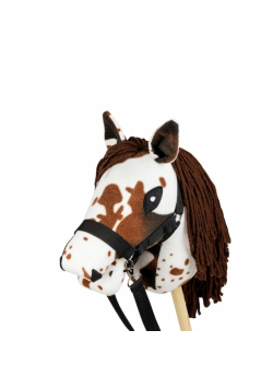 Hobby Horse Skippi. Koń na kiju gniado-srokaty
