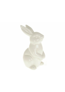 Figurka zając ceramiczny 11x9x20cm