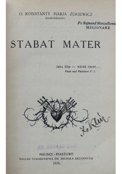 Stabat Mater 1928 r.