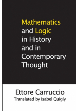 Mathematics and Logic in History and in Contemporary Thought