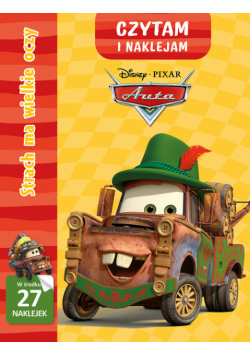 Czytam i naklejam Strach ma wielkie oczy Disney Pixar Auta