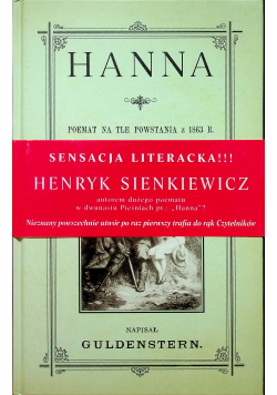 Hanna Reprint z 1890 r.
