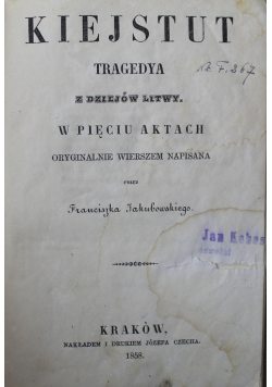 Kiejstut 1858 r