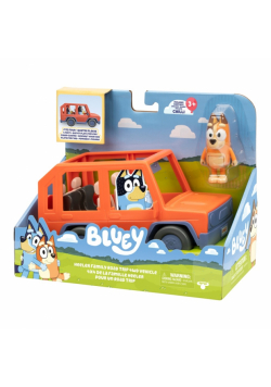 Zestaw Bluey samochód z figurką Chilli BLU17661