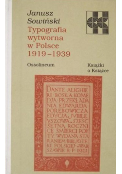 Typografia wytworna w Polsce 1919-1939