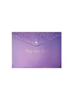 Teczka A5 fioletowa You Can Do It