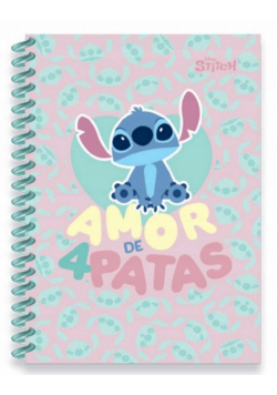 Kołobrulion B5 100 k. plastikowa spirala Disney Fashion Stitch wzór 2