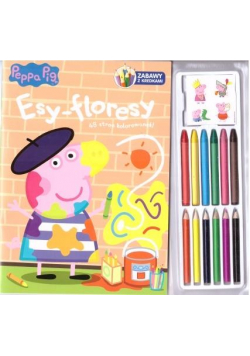 Świnka Peppa. Zabawy z kredkami. Esy-floresy
