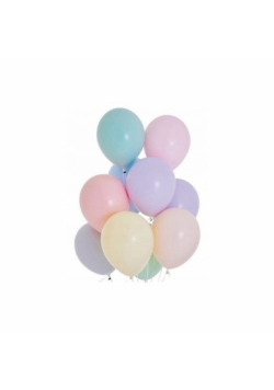 Balony " Pastel macarons" mix 6 kolorów