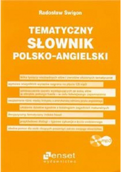 Tematyczny słownik polsko - angielski + płyta CD