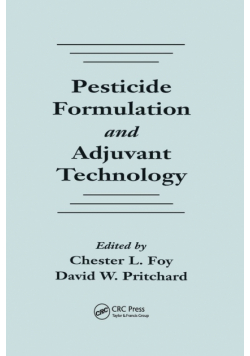 Pesticide Formulation and Adjuvant Technology